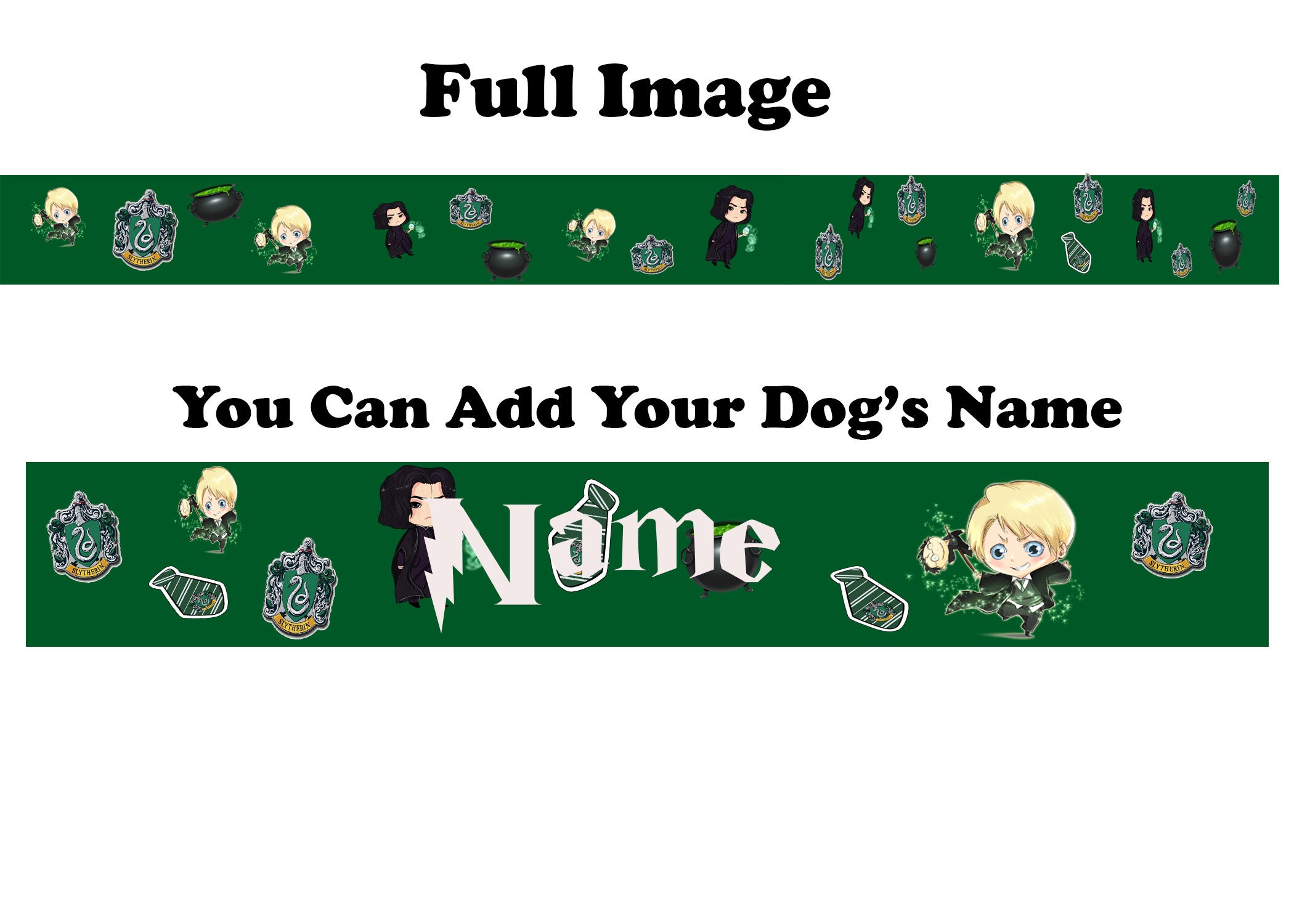 Slytherin Harry Potter Hogwarts Personalized Custom Pet Dog Etsy