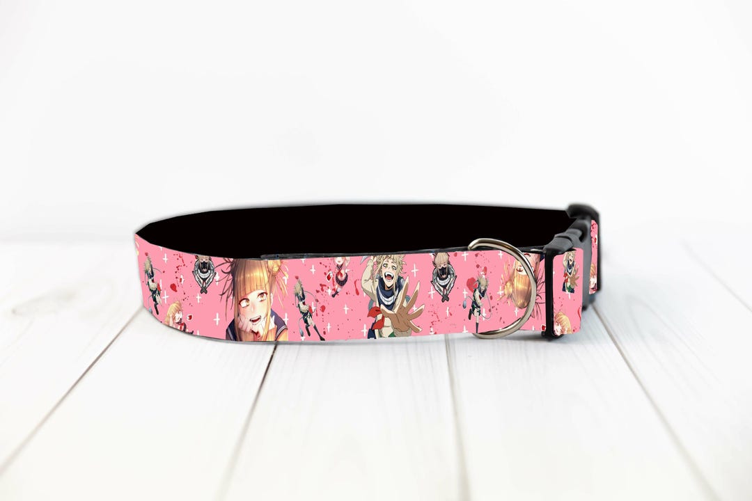 Personalized Himiko Pet Collar and Leash, Anime Dog Collar, Cute Cartoon Cat Collar, My Hero Collar and Leash Set, Custom Cat Dog Collar - Etsy