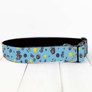 Personalized pokemon dog and cat collar and leash set, Garchomp dog collar, anime cat collar and leash, cartoon cat and dog collar
