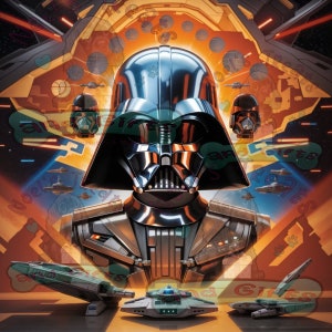 Star wars Vader skinny tumbler ready to press sublimation sheet transfer tumbler wrap