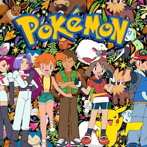 Pokemon Animated Transfer Sublimation Sheets Ready to Press - Etsy