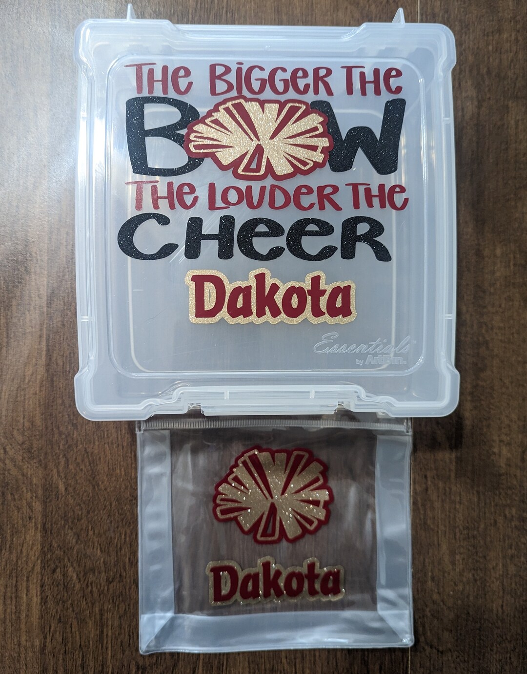 Cheer Bow Box, Cheer Bow Holder, Bow Box, Cheerleading Bow Box, Bow