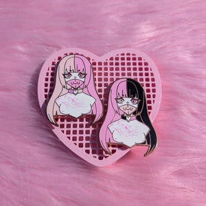 Masked Girl Pin