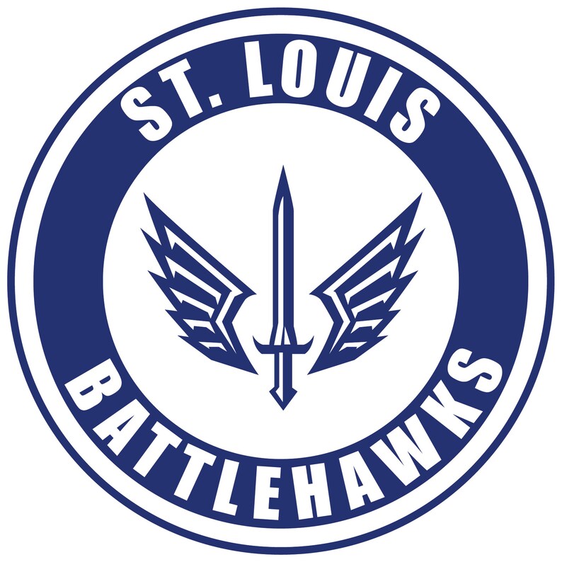 St. Louis Battlehawks CIRCLE Logo NEW XFL Vinyl Decal / Etsy