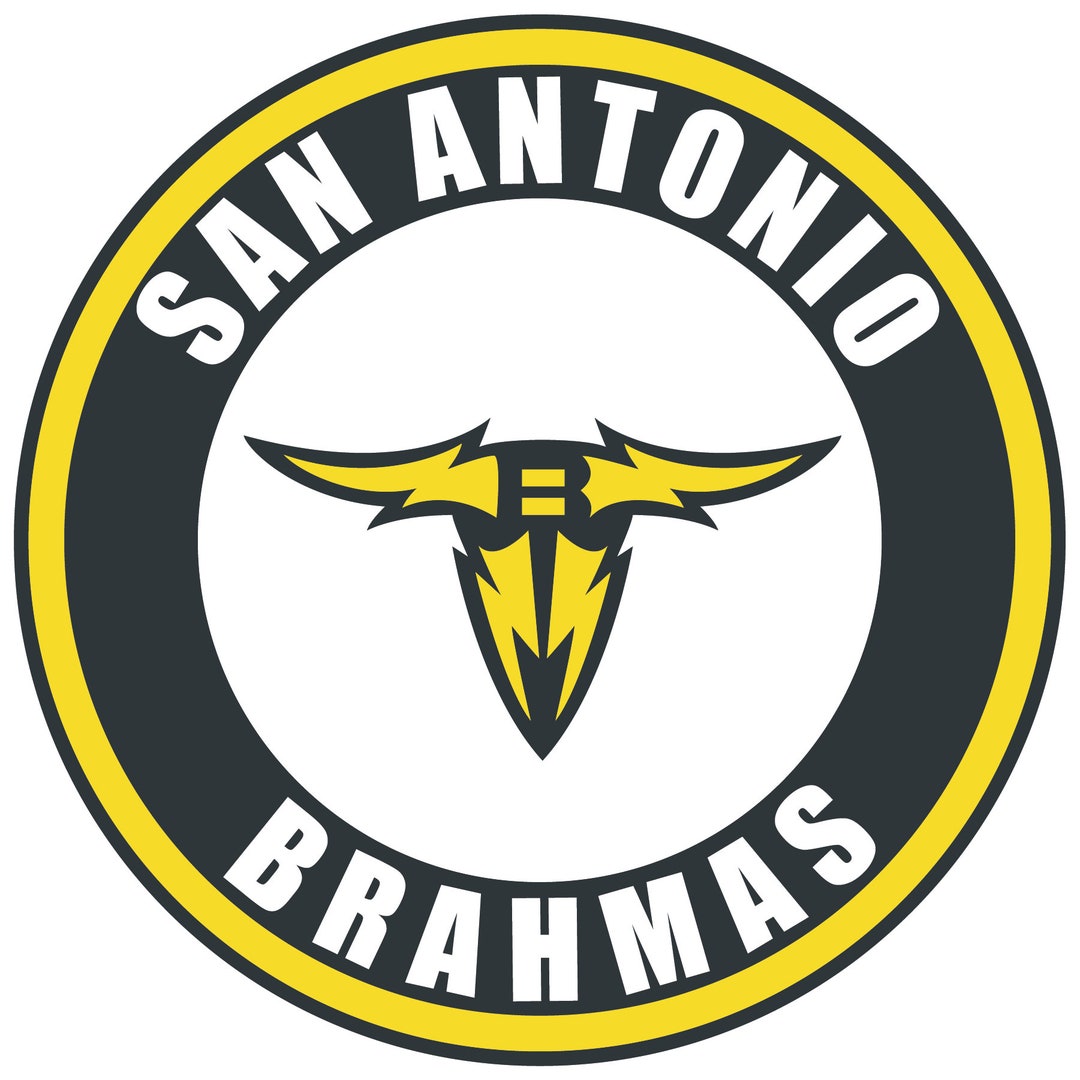 San Antonio Brahmas CIRCLE Logo NEW XFL Vinyl Decal / Sticker Etsy