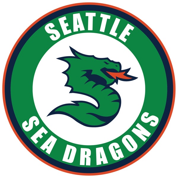 Xfl Sea Dragons Logo - Etsy