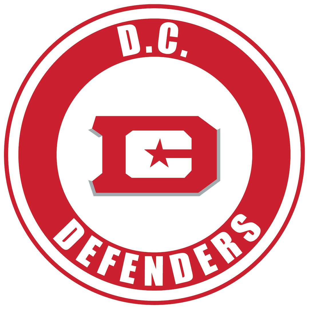 DC Defenders Circle Logo NEW XFL Vinyl Decal / Sticker 10 Etsy