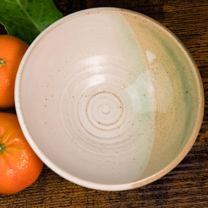 Handmade Ceramic Bowl - One-of-a-Kind Pottery with Natural Glaze