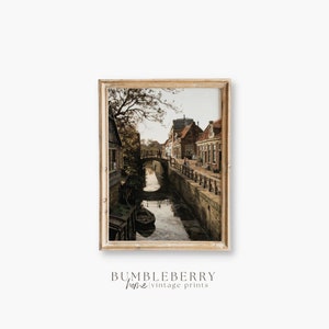 Canal Street | Vintage Wall Art | Neutral PRINTABLE Digital