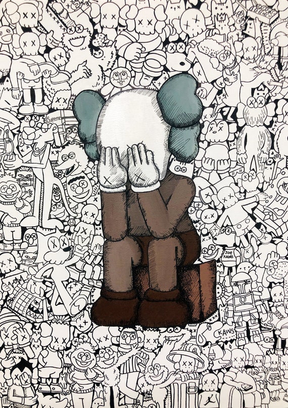 Kaws in Doodle World 