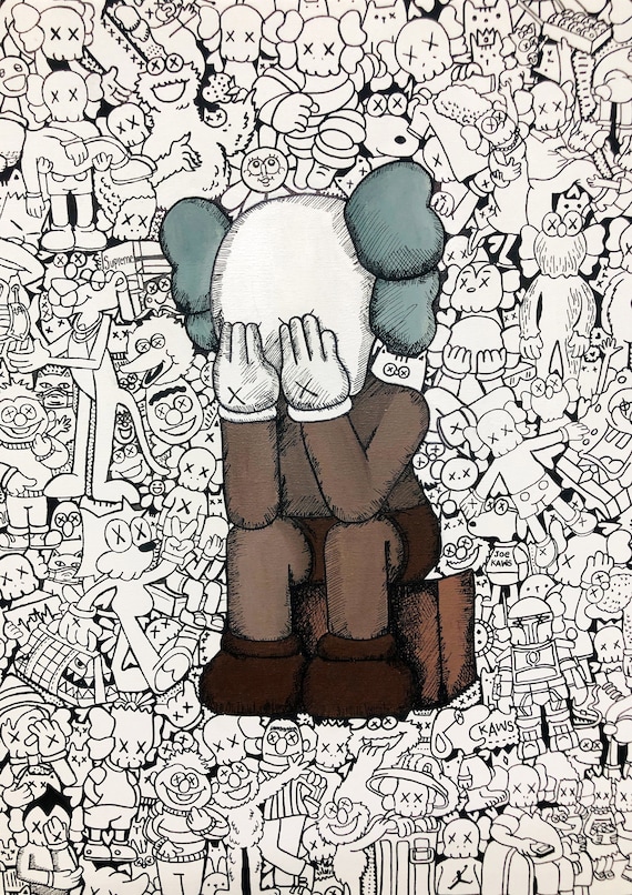 Kaws in Doodle World 