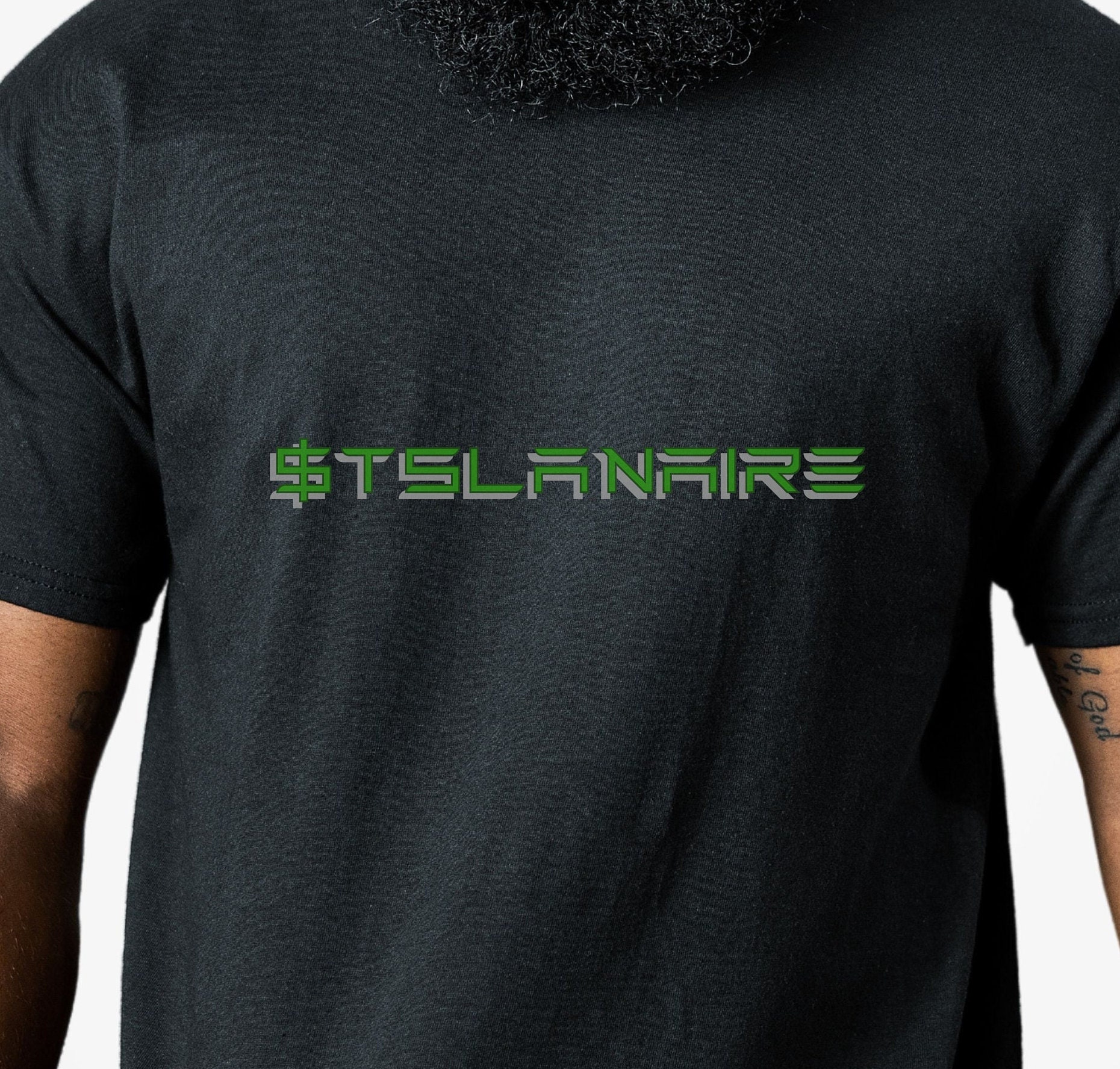 TSLANAIRE テスラ ストック ユニセックス ソフトスタイル Tシャツ