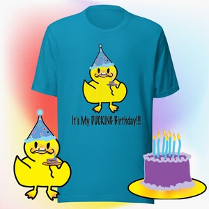Es mi camiseta de cumpleaños Ducking