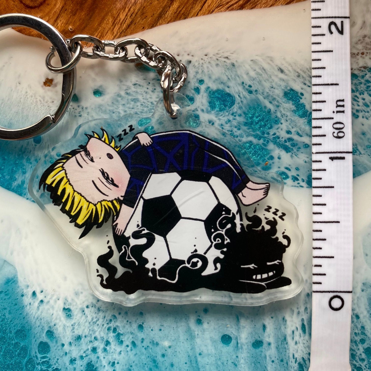 10CM Anime Blue Lock Keychain Bachira Meguru Mikage Reo Mini