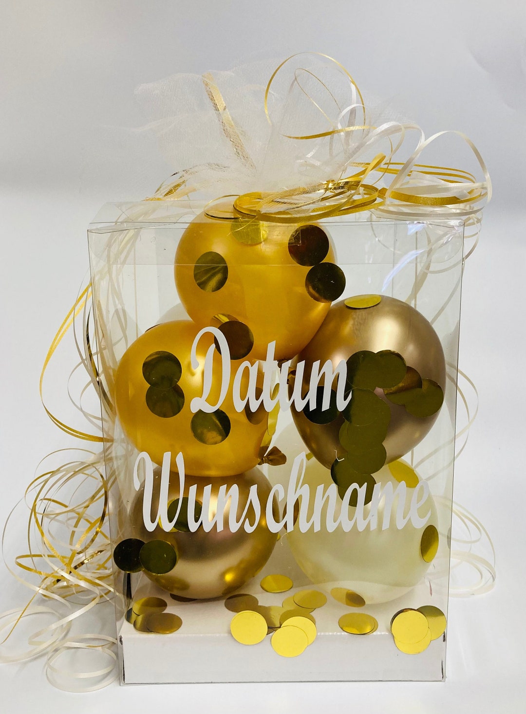 DIY Balloon Box Gift Box Balloon Box Balloon Box Gift Etsy