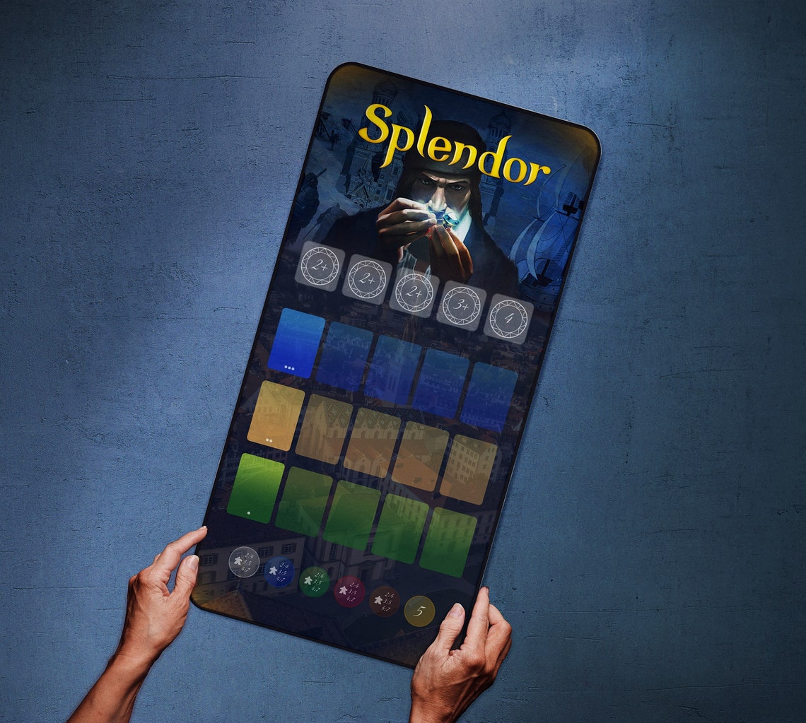 Splendor Playmat Neoprene Game Mat With Stitched Edges and - Etsy