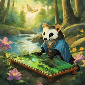 EVERDELL Individual Player Mat | Neoprene game mat | Boardgame upgrade | Compatible with expansions | Unofficial fan art for tabletop gaming