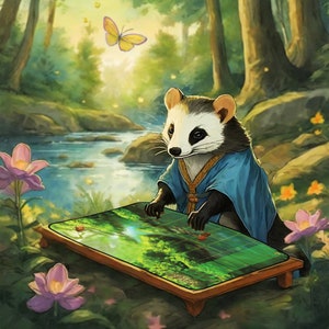 EVERDELL PLAYMAT fan art for Individual Players | Everdell City Player Mat | Neoprene game mat | Boardgame upgrade | Unofficial fan art