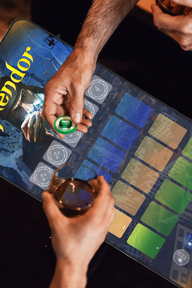 Splendor Playmat Neoprene Game Mat With Stitched Edges and Antislip