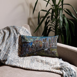 Greetings from Jacksonville -Premium Pillow
