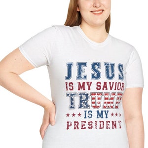 Trump 2024 T-Shirt,  Trump  Is My President TShirt,  Youth Trump T-Shirt, USA Flag Tee,  Christians For Trump Shirt, Patriotic Apparel