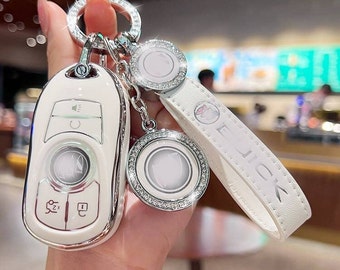 Buick Car Key Cover Soft Premium TPU Protector Case for Keyless Remote Entry Key FOB Cover Protection Key Holder Key Chain Class