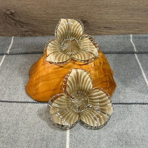 Vintage Hand Crafted Murano Italy Art Glass Tealight Holder | Vetro Eseguito Secondo Tecnica Dei Maestri Di Murano Made in Italy- Set of 2