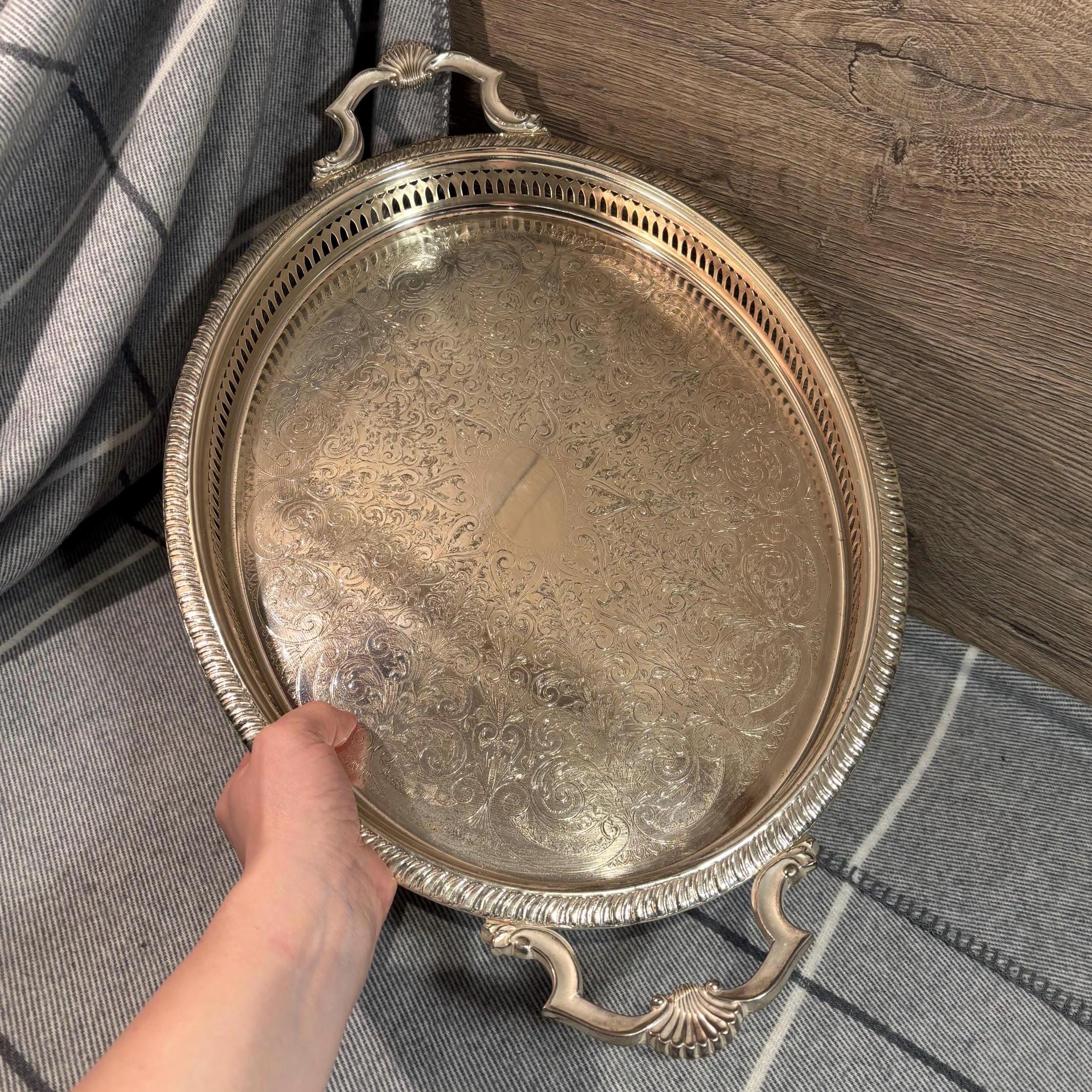 Cavalier silver tray - Etsy Polska