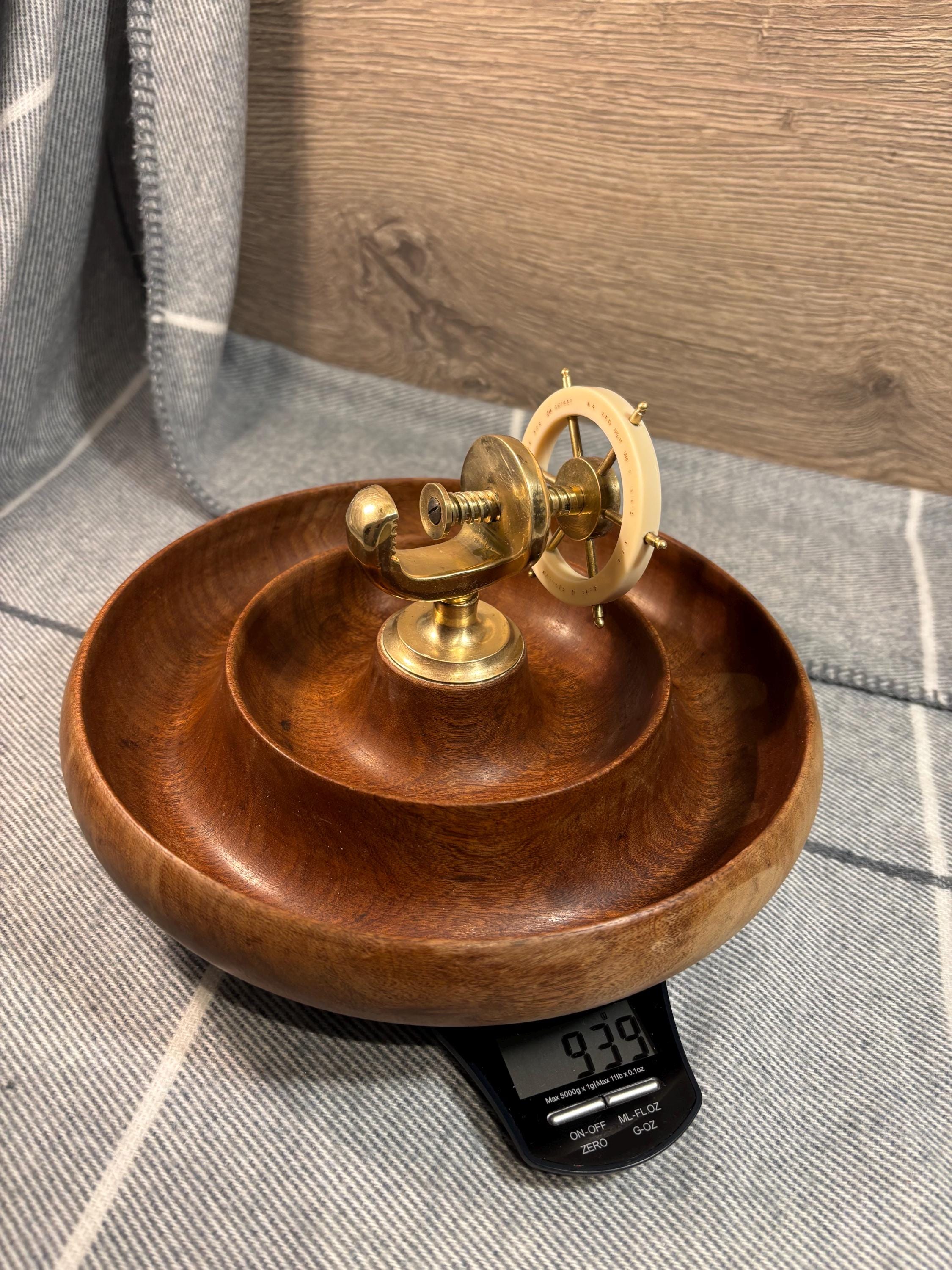真鍮くるみ割り】Brass Ships Wheel Nutcracker 真鍮くるみ割り】Brass
