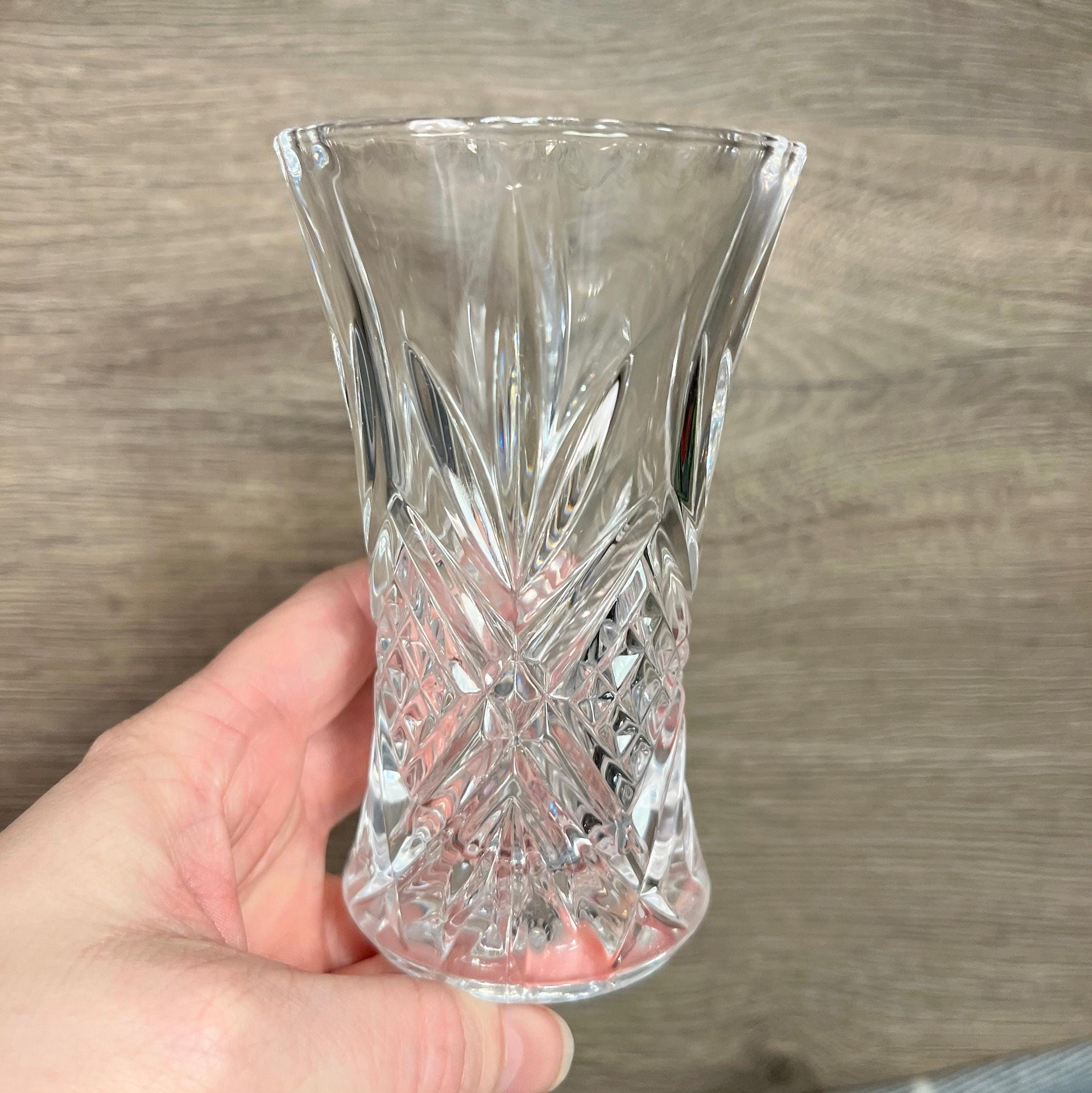 Vintage Bohemia Crystal Czech Republic Small Christie Posy Vase - Etsy