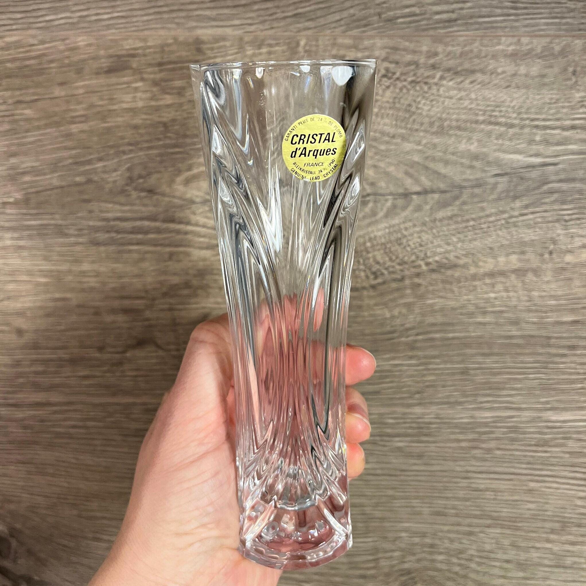 Crystal d'arques vase - Etsy 日本