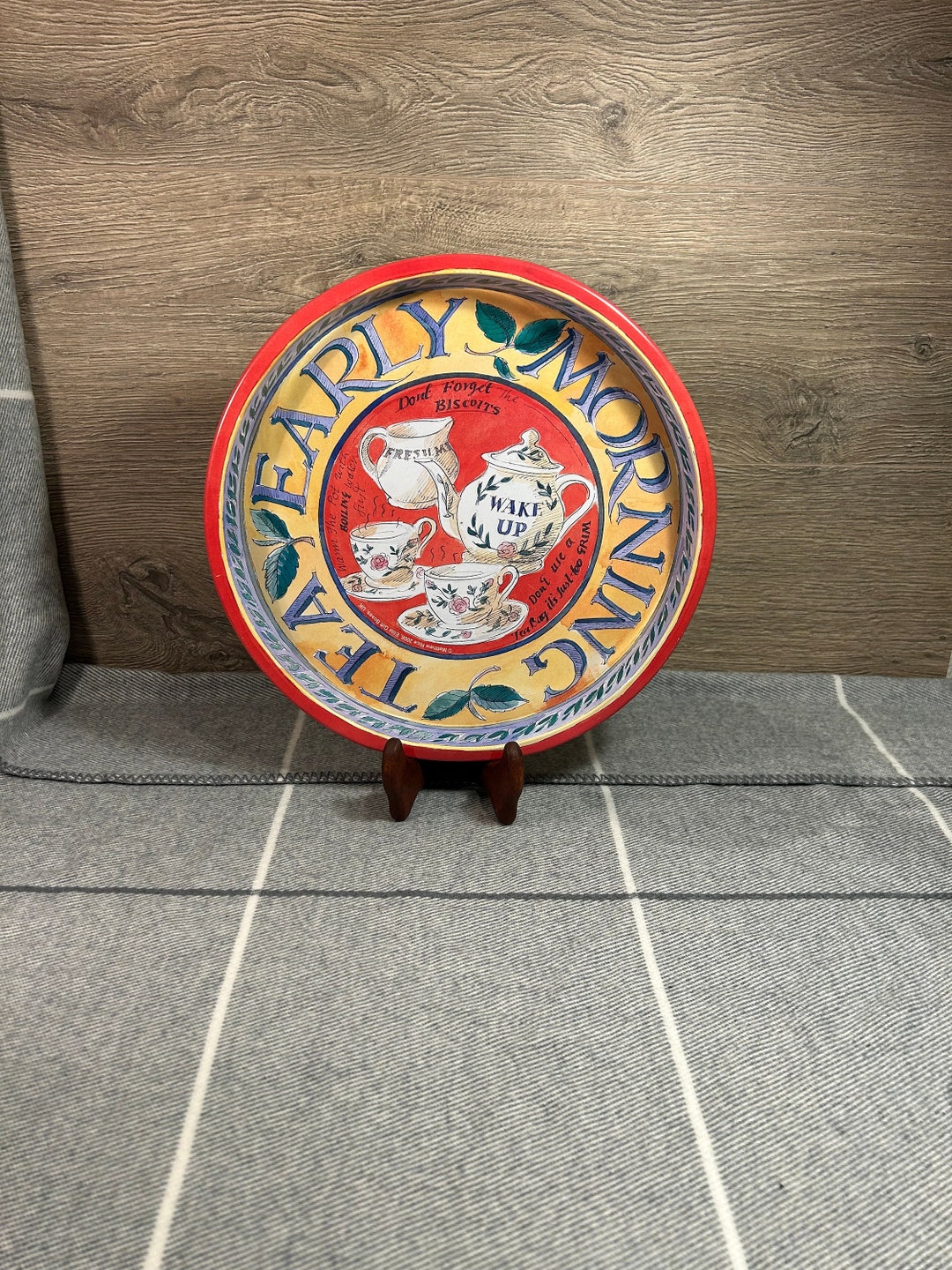 2006 Emma Bridgewater Matthew Rice Round Lightweight Colourful Etsy