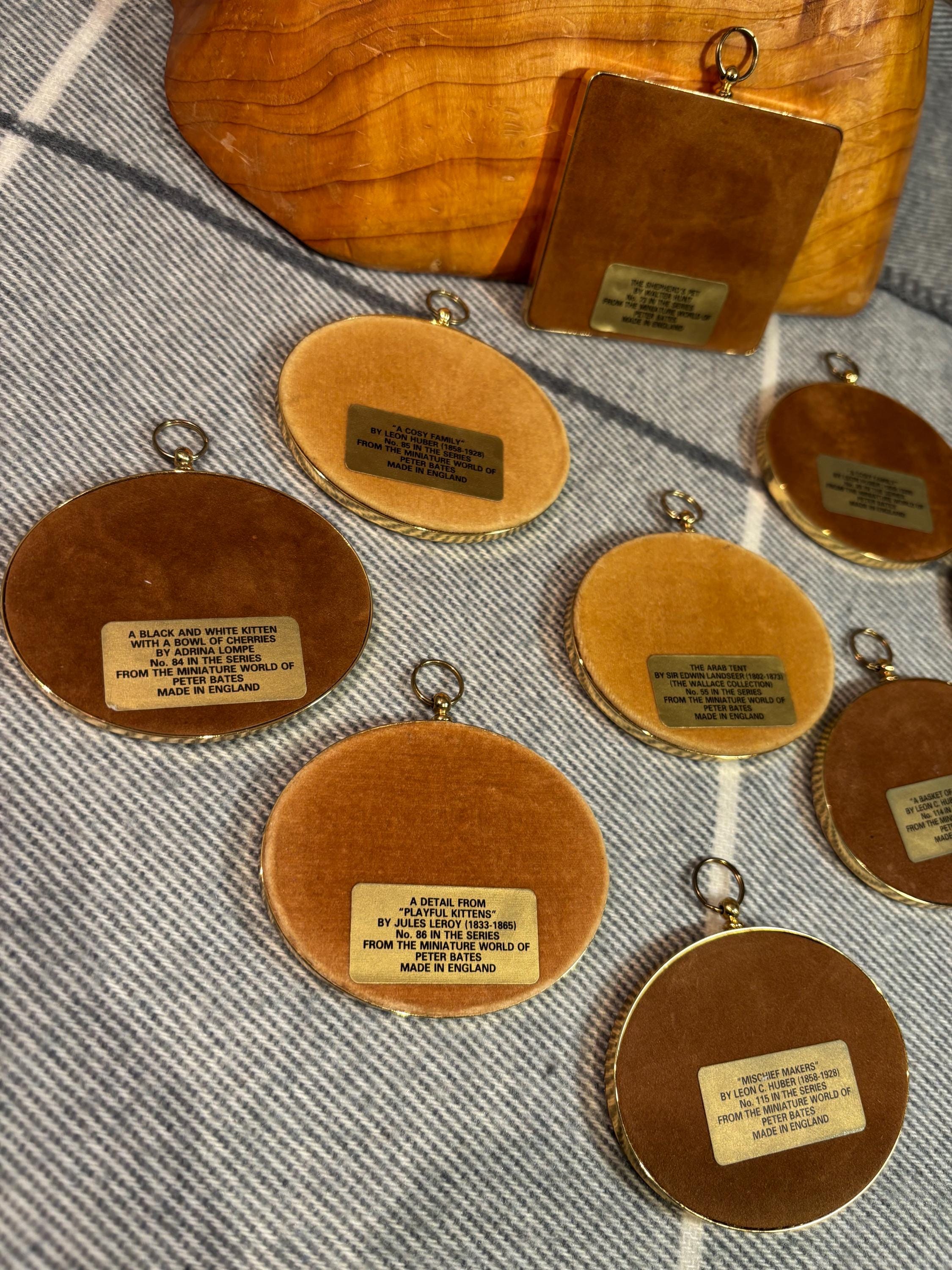 Vintage Set of 10 Miniature World of Peter Bates Made in England ...