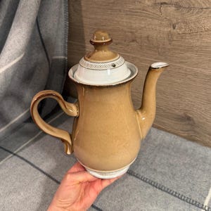 Vintage 1.6kg Denby Seville Renaissance Collection Stoneware Coffee Teapot | Iconic Pottery Collectibles | 80s English Tea Party Essentials