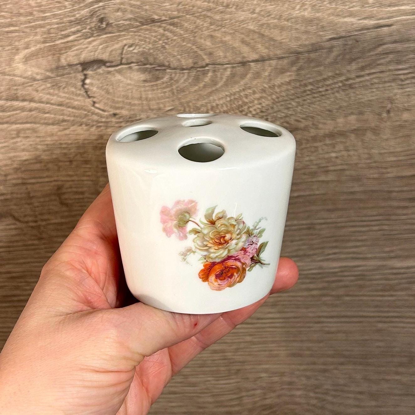 Antique toothbrush porcelain holder - Etsy 日本