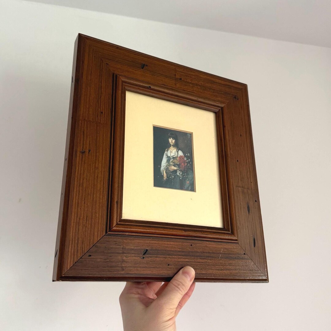 Vintage AA Harlamoff Summertime- the Flower Girl Framed Print Wall ...