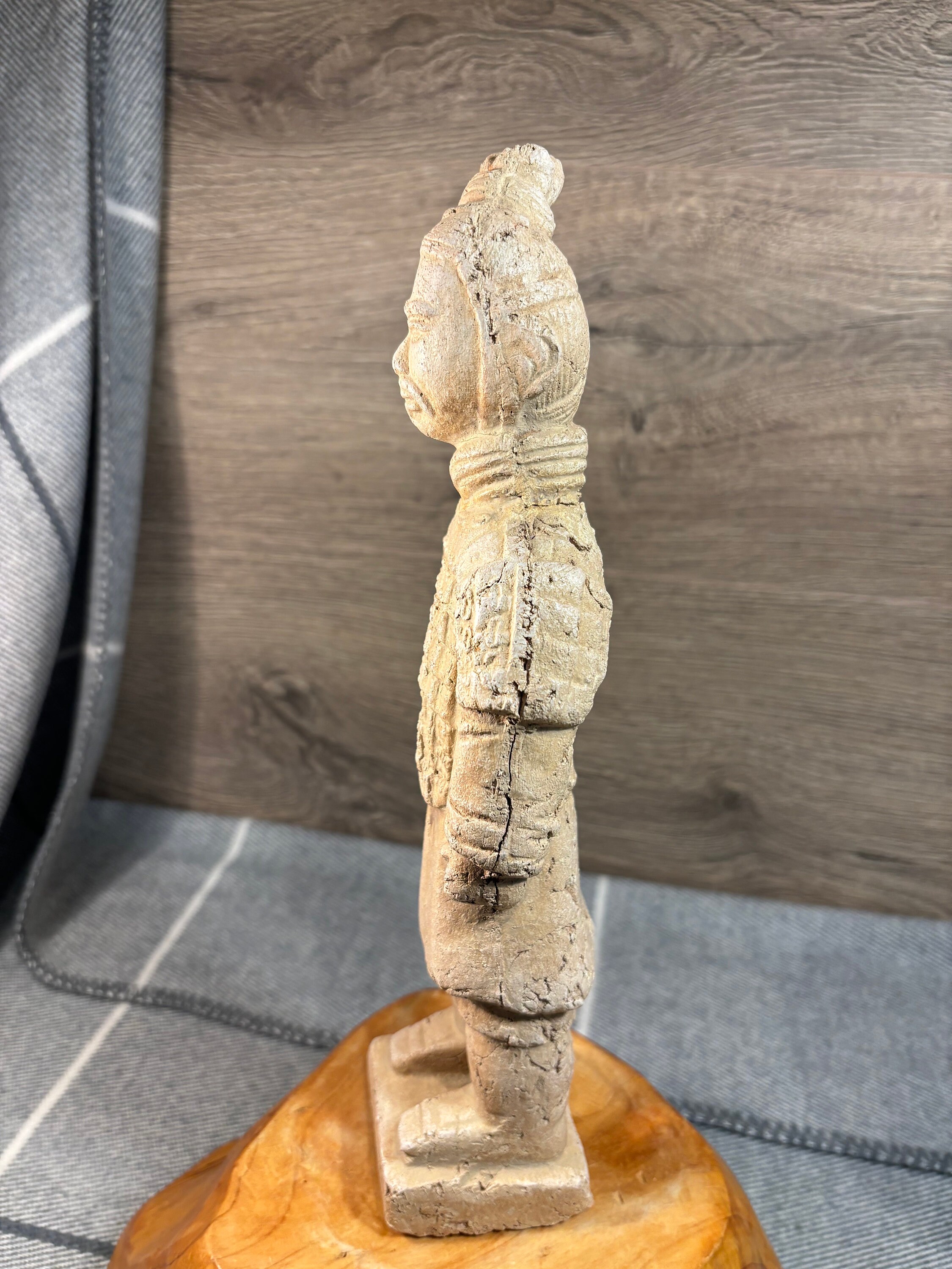 レトロ 中国美術 兵馬俑 レプリカ 兵士像 人形 彫像 古美術 伝統工芸 伝統