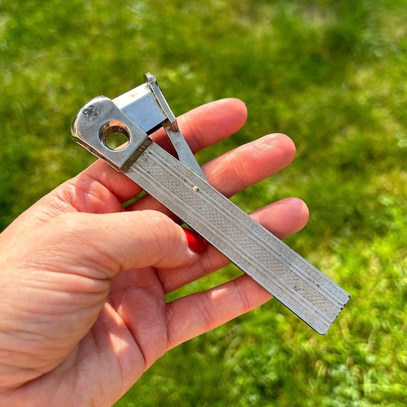 vintage cigarette cutter Vintage Silver Tone Mid Century CTS German Solingen Cigar Clipper Cutter  Tool | Tobacciana 1950s Collectibles | Gentleman's MCM Accessories