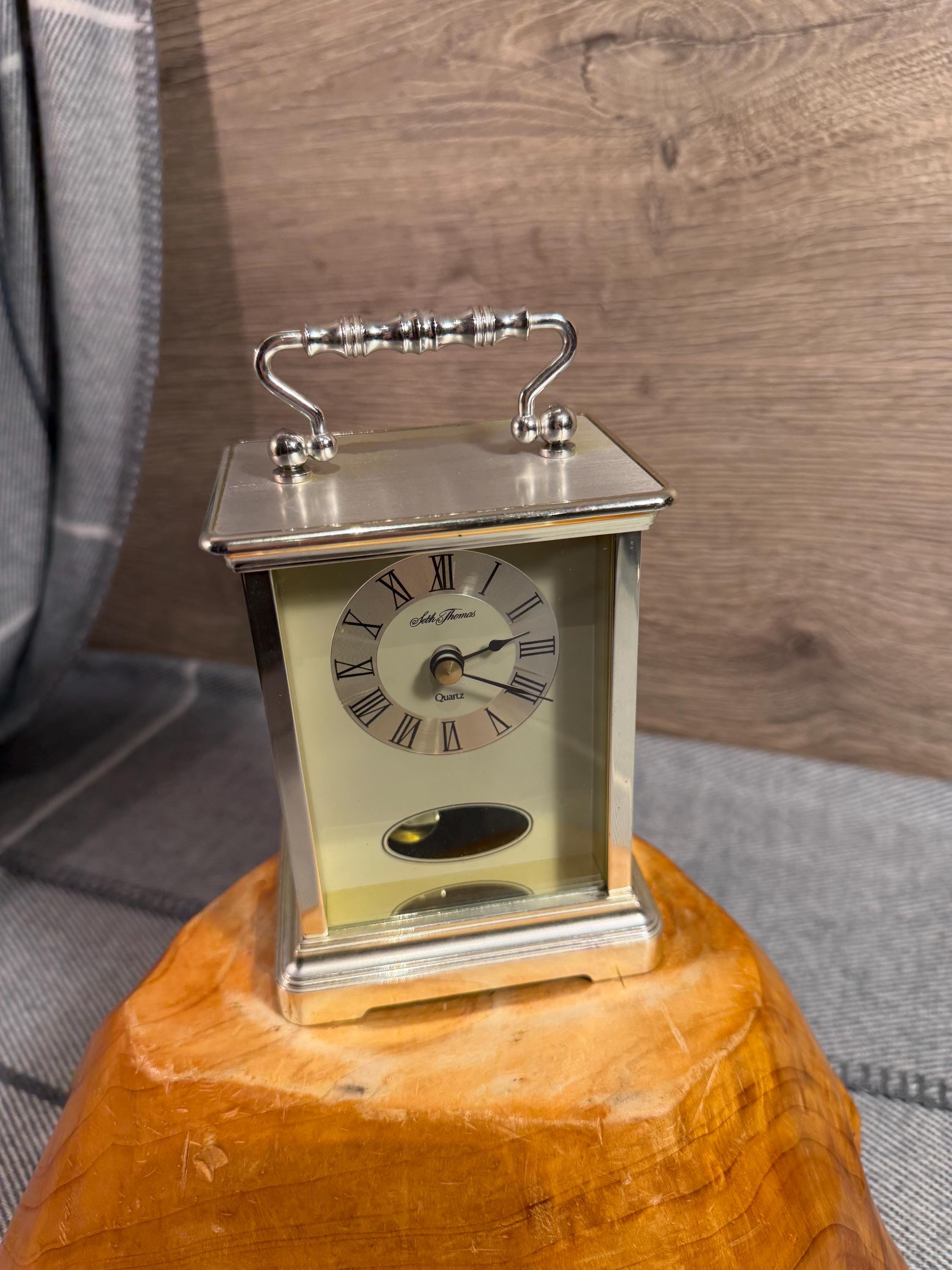 Vintge Seth Thomas Charm Model 243 Japan Movement Shelf Desk