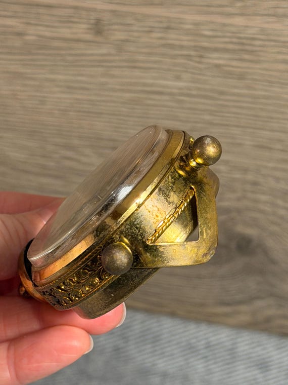 Vintage- Non Working- Marksman West Germany Brass Ornate Petite