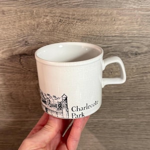 Vintage Charlecote Park by Dorn Williams National Trust Mug | Briglin Pottery London England Collectibles | Country House in Rural Parkland