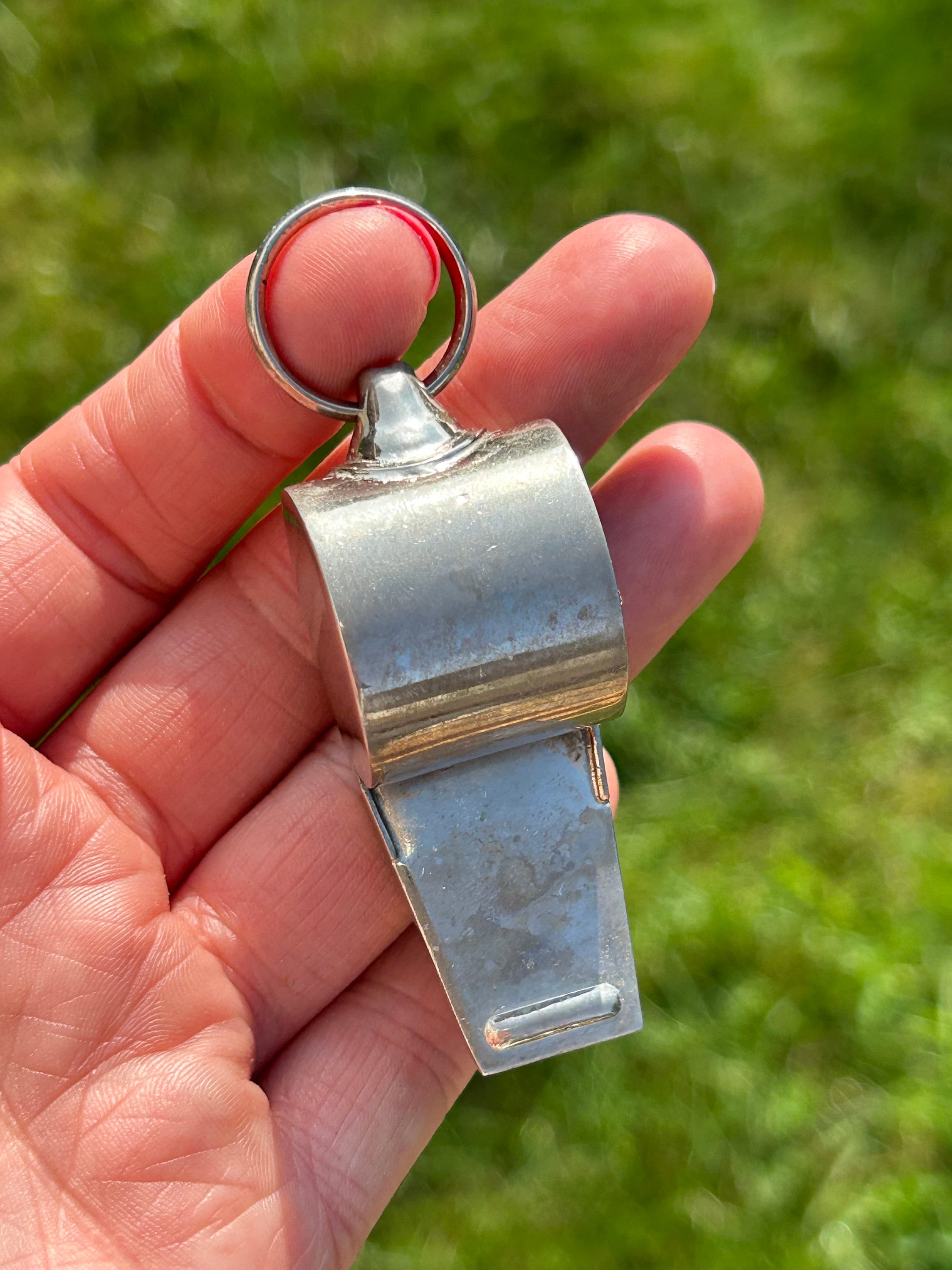 Sifflet Vintage ACME THUNDERER - Boule En Liège Et Métal, Fabriqué En Angleterre, Occasion
