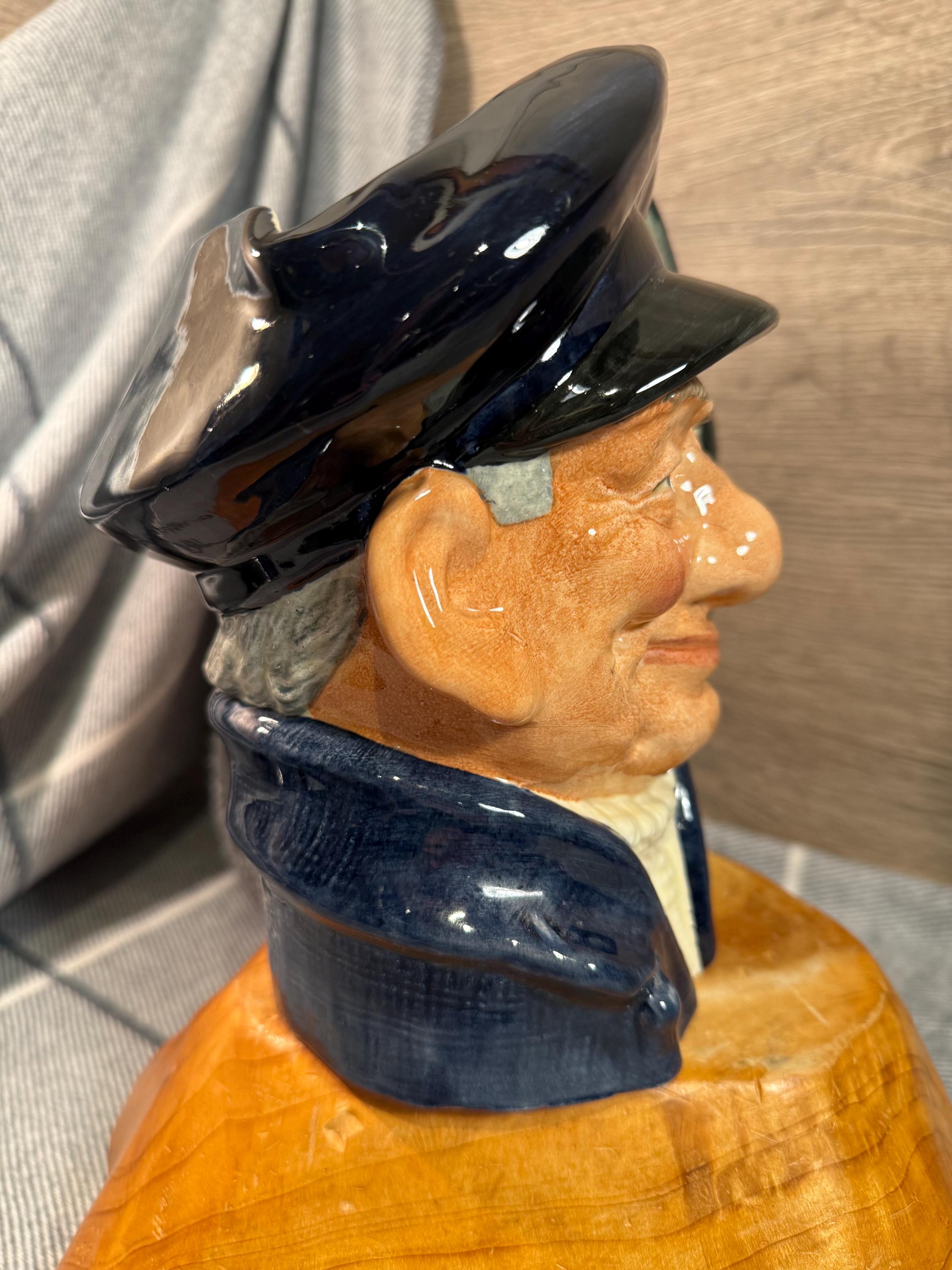 Vintage 1967 Lobsterman Royal Doulton Large Toby Character Jug