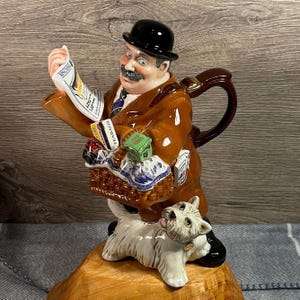 Vintage Paul Cardew Design Maurice Lieferung Mann Ringtons Teekanne | Limitierte Auflage 4890/7500 Sammlerstück | Englischer Traditioneller Nachmittagstee
