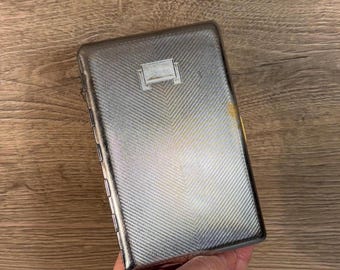 Buy Tallent Cigarette Case Map of Sussex - Push Button Opening / Vintage  1950s / Sussex Flag / Branded Made in England / Blank Plaque Online in  India
