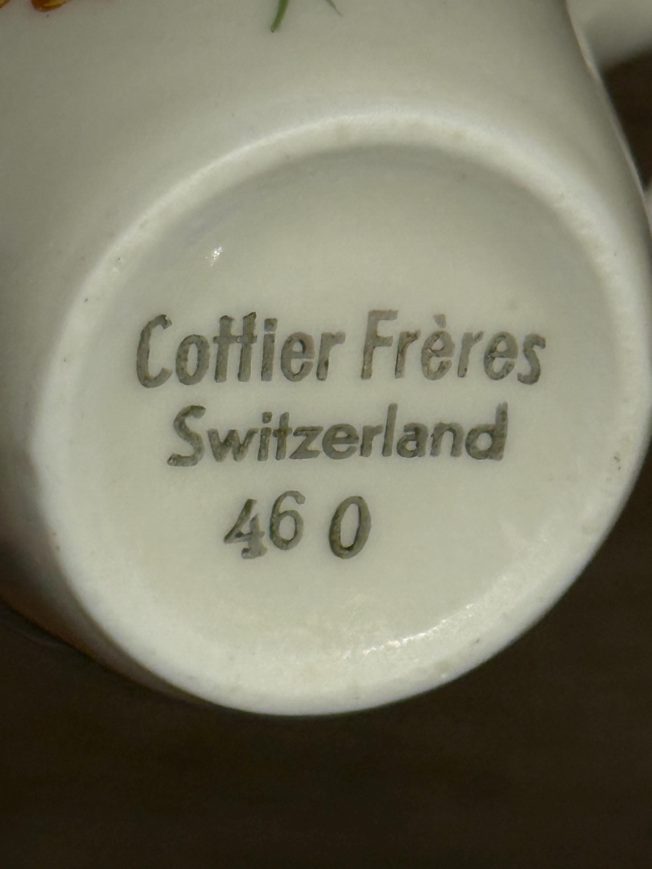 Vintage Cottier Frères Switzerland Miniature Creamer #460