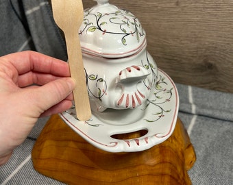 ヴィンテージ ハンドペイント ポルトガル磁器 Anfora Agueda