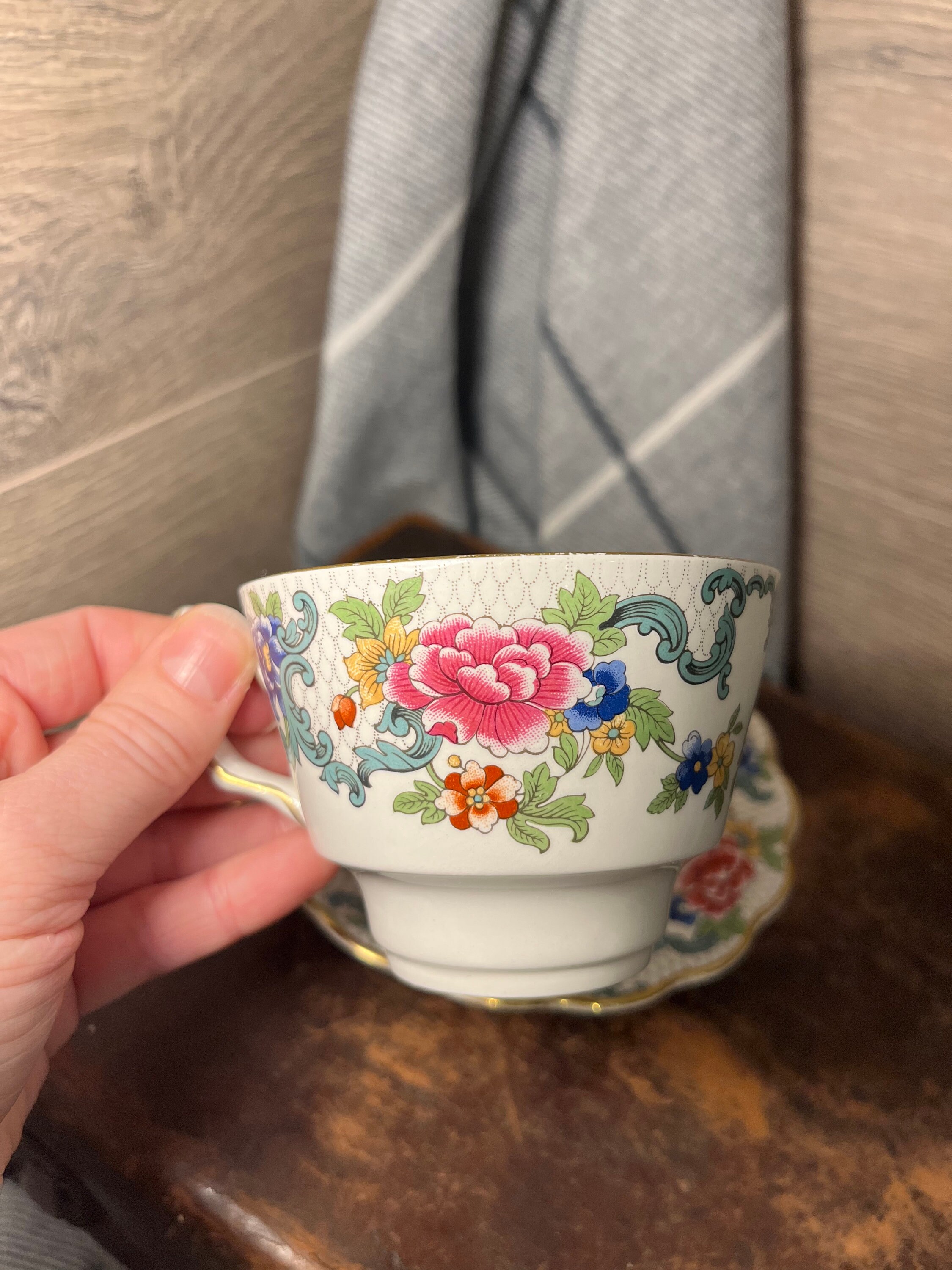 Vintage Antique Royal Doulton Booths Circa 1900 Floradora Floral Gilded ...