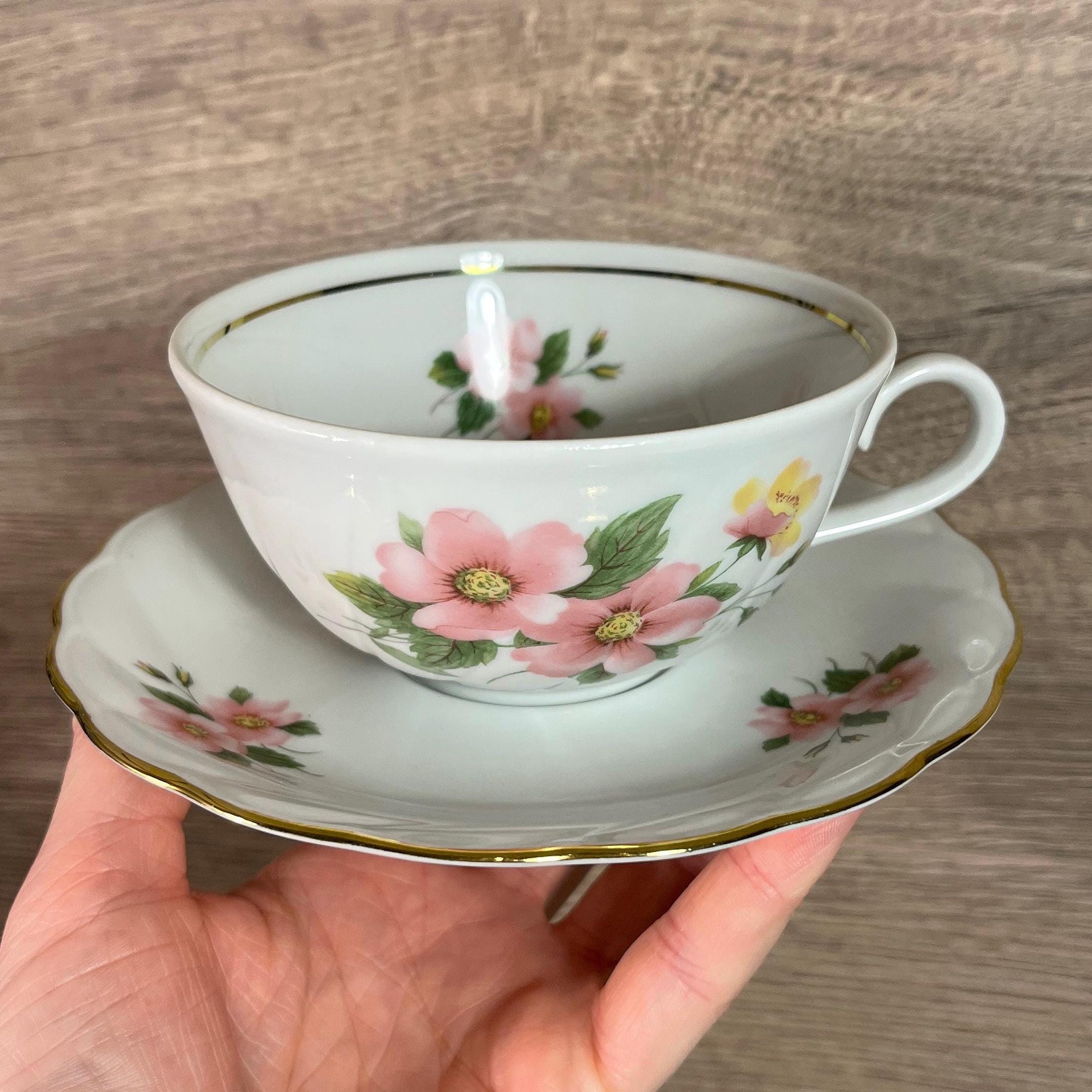 Bavaria rose teacup - Etsy 日本