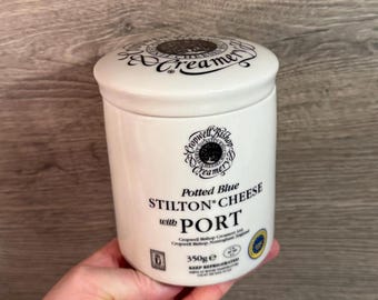フォートナム＆メイソン スティルトン チーズクリーム 黒磁器 350g
